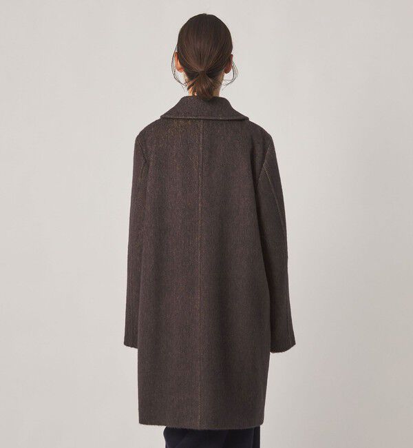 STEVEN ALAN「＜Steven Alan＞ウール モヘヤ ミックス シャギー ミドルコート」|ステンカラーコート|