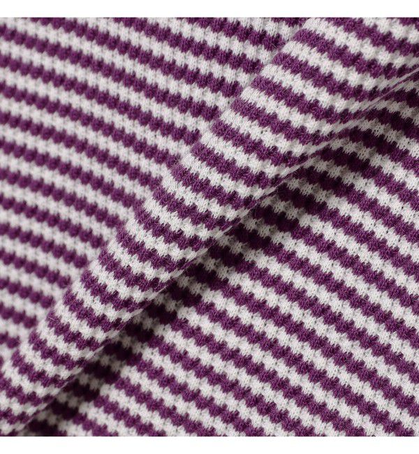 BEAMSBOY「【別注】Healthknit / ワッフル ボーダー Tシャツ」|Tシャツ・カットソー|