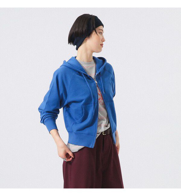 BEAMS SELECTION for WOMEN「【別注】SCREEN STARS / フルジップ パーカー」|スウェット・ジャージ|BLUE