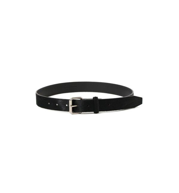 BEAMSBOY「28mm ハラコ ベルト」|ベルト|BLACK