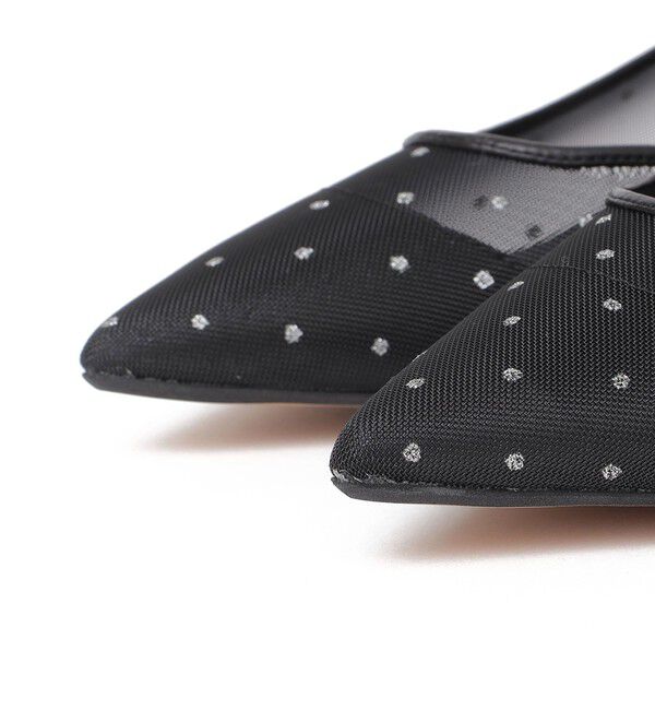 SHIPS for women「little black:ドット チュール パンプス」|パンプス|
