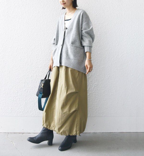 SHIPS for women「〈手洗い可能〉7G ウール カシミヤ Vネック カーディガン」|カーディガン|