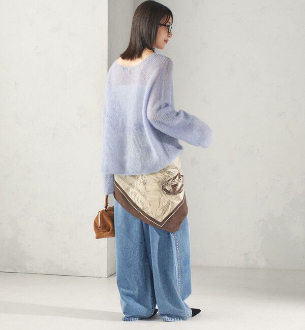 SHIPS for women「manipuri: 120*120 STOLE 26AW」|ストール|