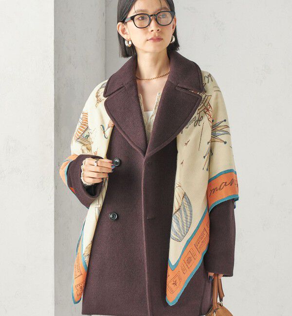 SHIPS for women「manipuri: 120*120 STOLE 26AW」|ストール|