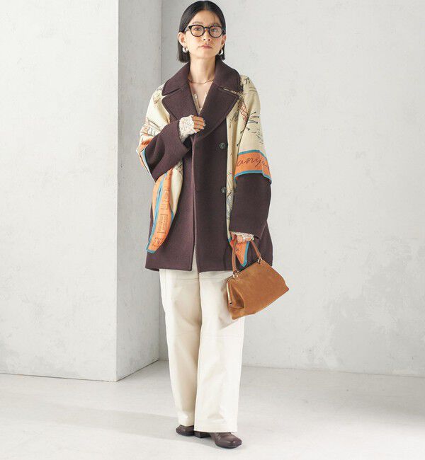 SHIPS for women「manipuri: 120*120 STOLE 26AW」|ストール|