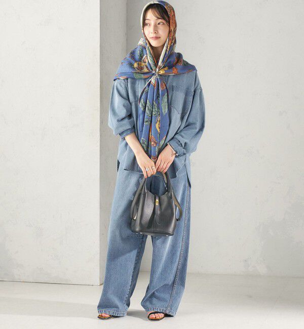 SHIPS for women「manipuri: 120*120 STOLE 26AW」|ストール|