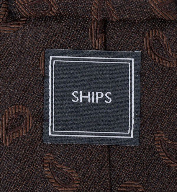 SHIPS「シャドウ ミディアム ペイズリー ネクタイ」|ネクタイ・蝶ネクタイ|