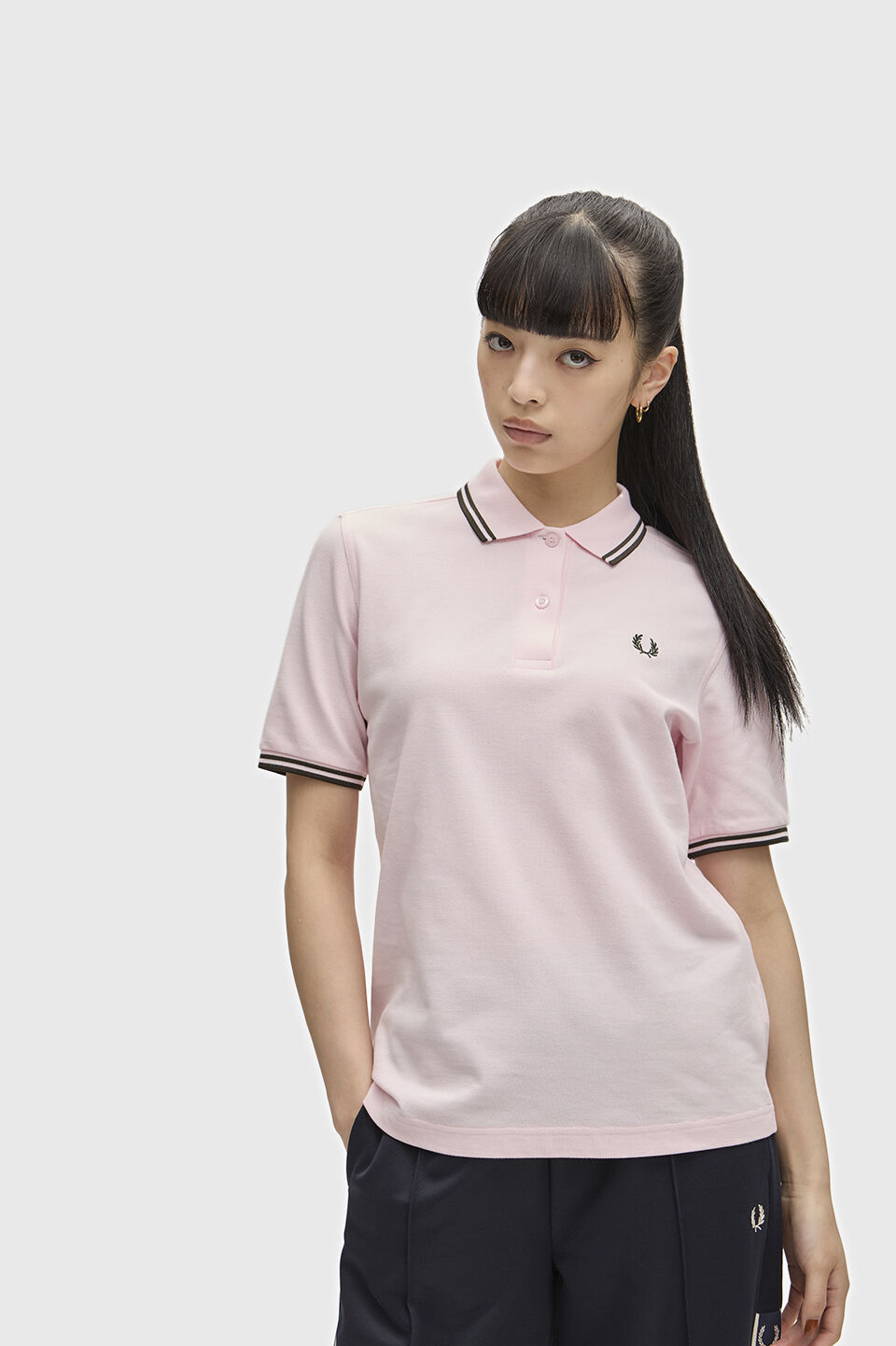 FRED PERRY 「The Fred Perry Shirt G3600／フレッドペリーポロシャツ G3600」|ポロシャツ|ICEDPINK/NGREEN