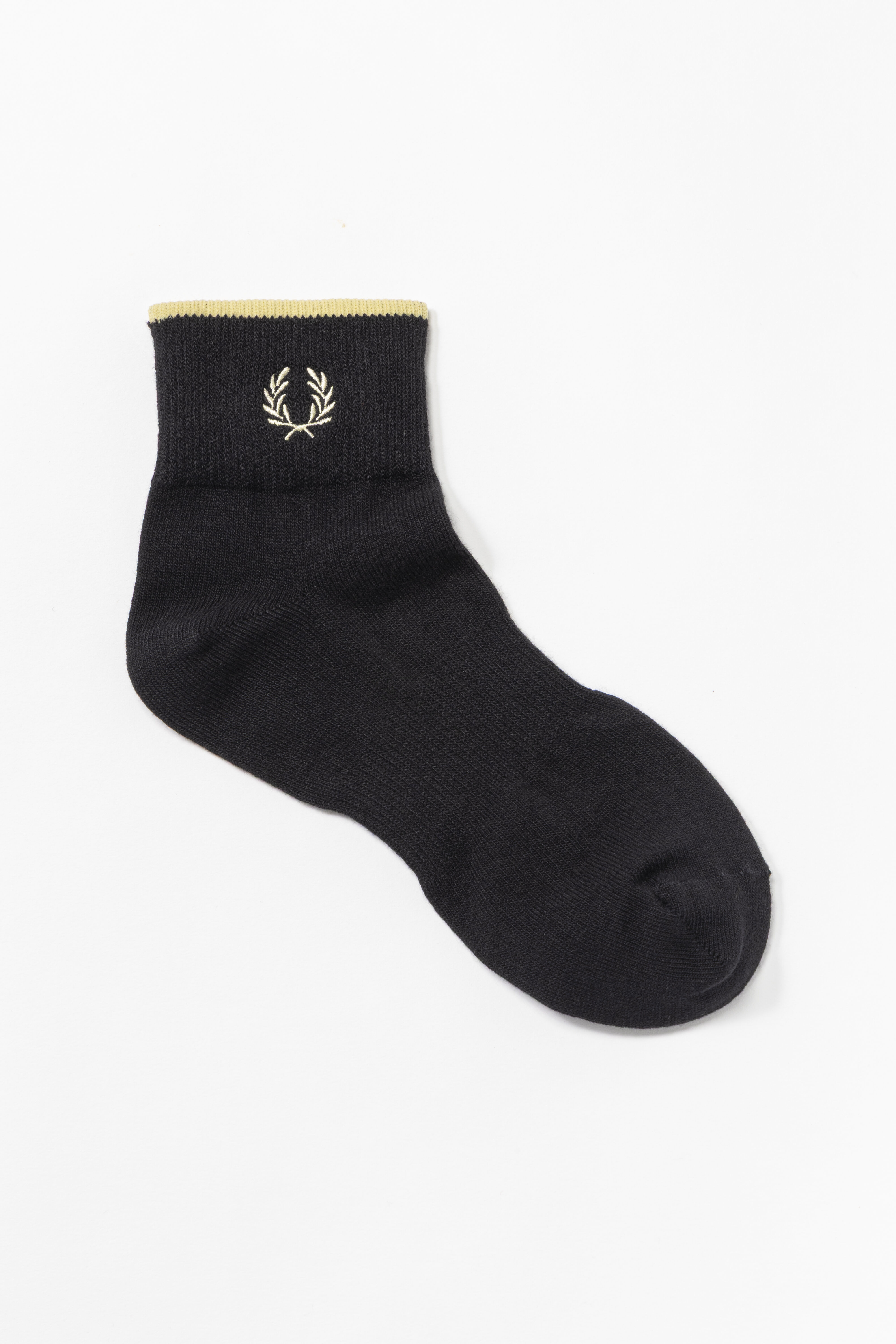 FRED PERRY 「FRED PERRY／Single Tipped Short Socks／シングルティップショートソックス」|ソックス|BLACK
