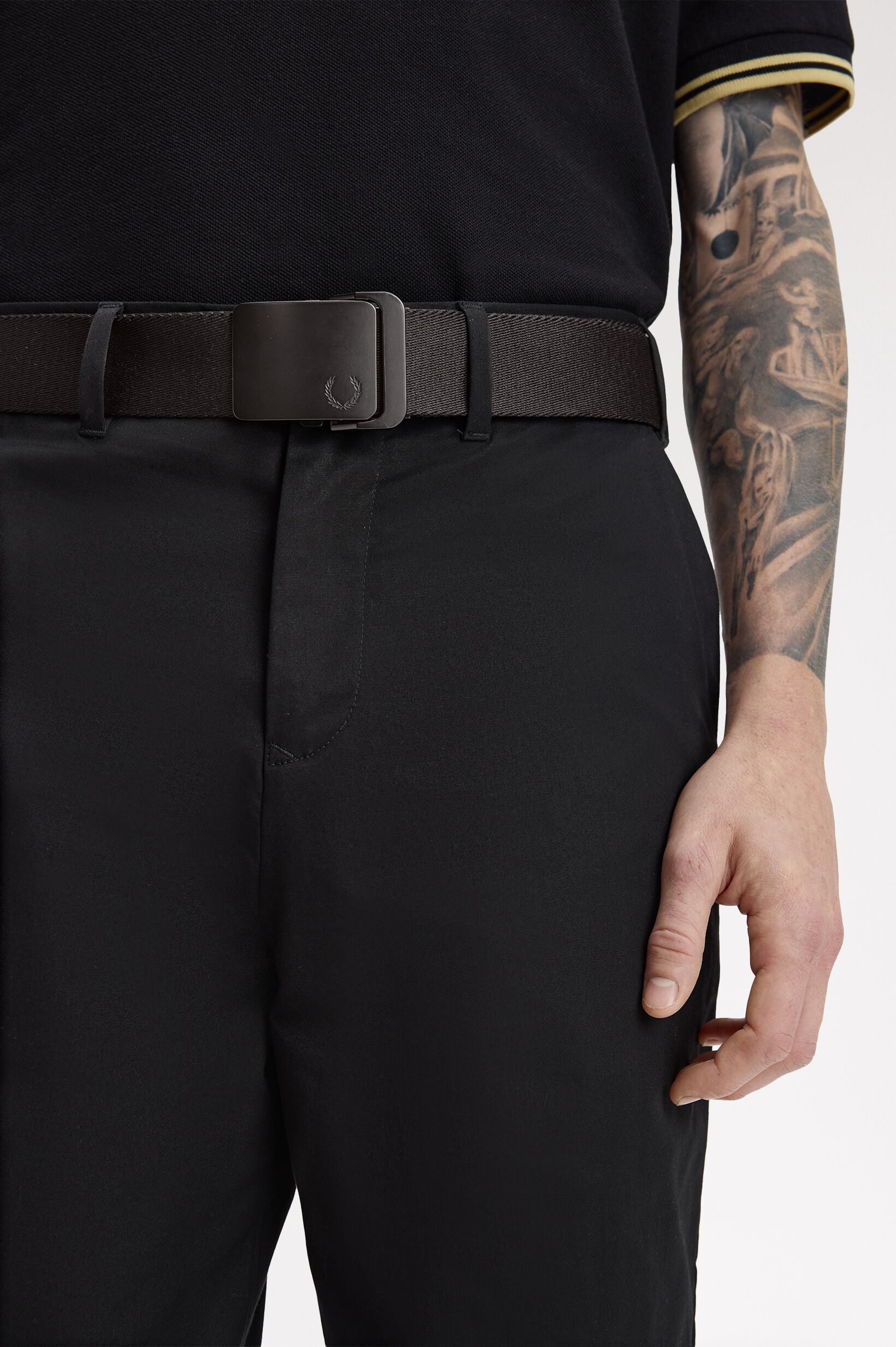 FRED PERRY 「Plain Webbing Belt／プレーンウェビングベルト」|ベルト|