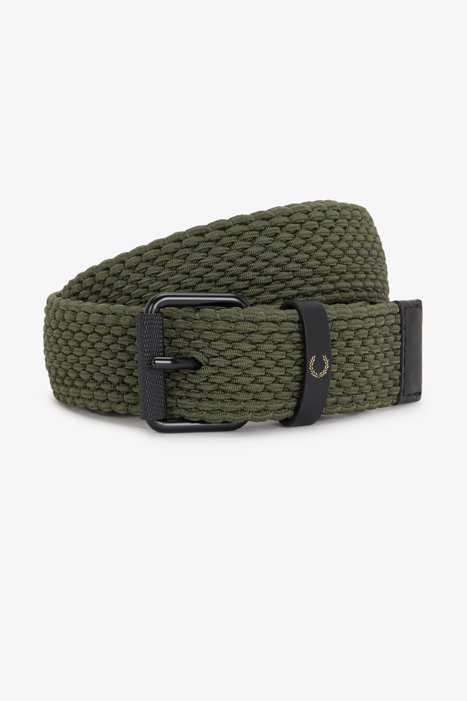 FRED PERRY 「FRED PERRY／Woven Elastic Belt／ウーブンベルト」|ベルト|LAUREL WREATH GREEN