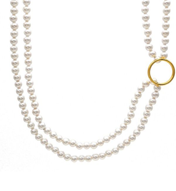 TOMORROWLAND GOODS「【別注】januka サークル パール ネックレス」|ネックレス|
