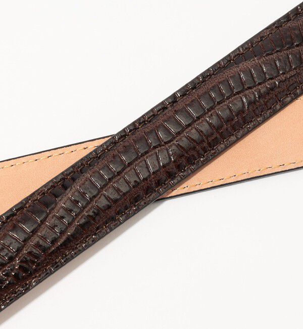 TOMORROWLAND GOODS「ATELIER AMBOISE PYTHON レザーベルト」|ベルト|