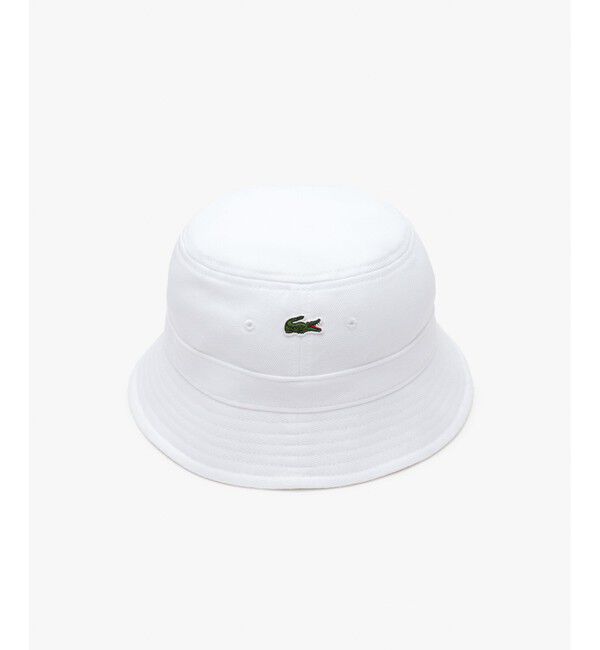 LACOSTE「ピケバケットハット」|ハット|