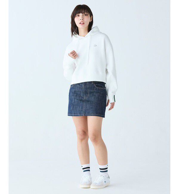LACOSTE「ワイド＆クロップドフードスウェットパーカー / フーディー」|パーカー|