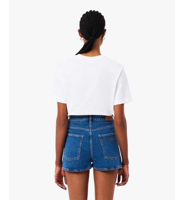 LACOSTE「ハイクオリティ ピマコットン仕立て ワンポイントソフトタッチ半袖Tシャツ」|Tシャツ・カットソー|