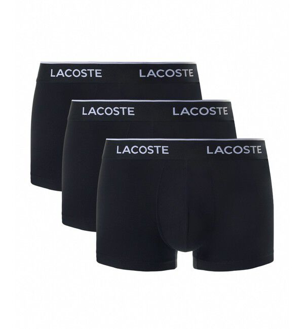 LACOSTE「３パックストレッチコットントランクボクサーショーツ / ボクサーパンツ」|インナー|