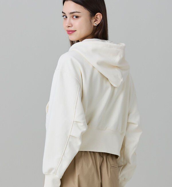 LACOSTE「裏パイルクロップドジップフーディー」|パーカー|