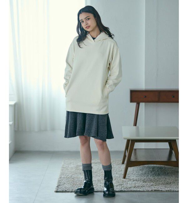 LACOSTE「裏パイルスウェットフーディー」|パーカー|