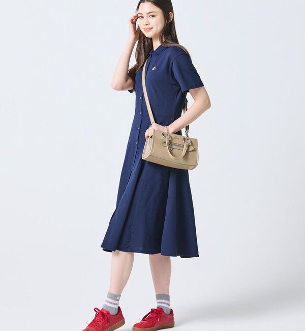 LACOSTE「セリス スモール トップハンドルバッグ」|ハンドバッグ|