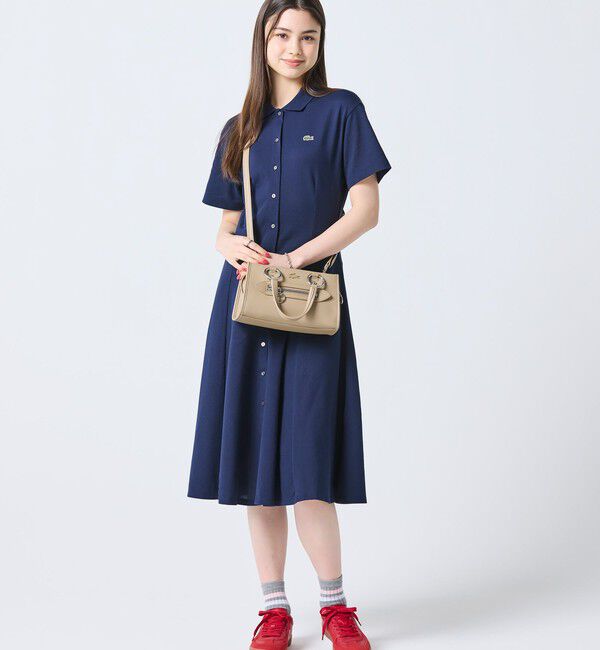 LACOSTE「セリス スモール トップハンドルバッグ」|ハンドバッグ|