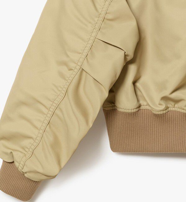 LACOSTE「クロップド MA-1ジャケット」|ブルゾン・スタジャン|