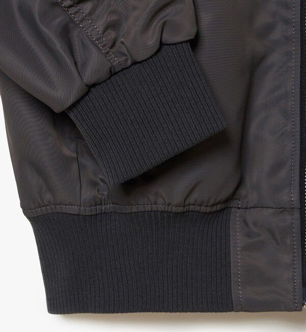 LACOSTE「クロップド MA-1ジャケット」|ブルゾン・スタジャン|