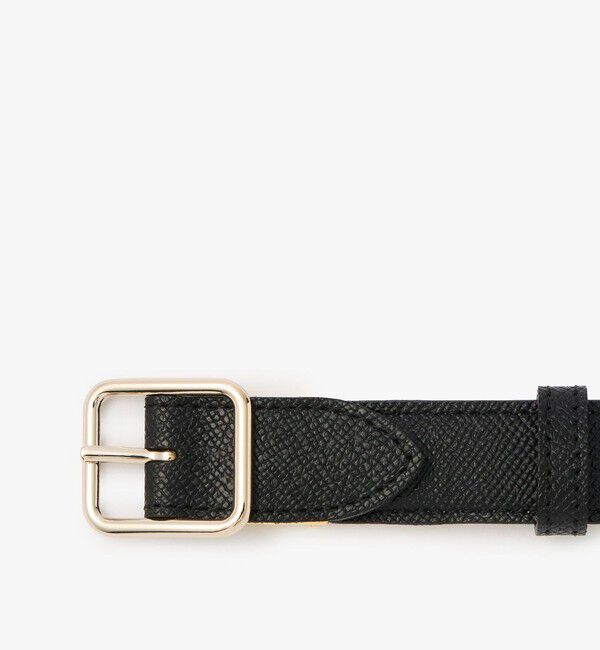 LACOSTE「ホワイトゴールドバックルベルト」|ベルト|