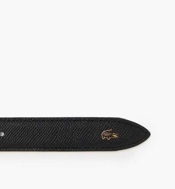 LACOSTE「ホワイトゴールドバックルベルト」|ベルト|