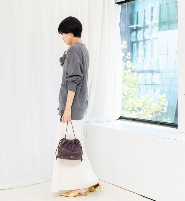 NOLLEY'S sophi「【WEB限定】《手洗い可能》総針ビックVネックカーディガン」|カーディガン|