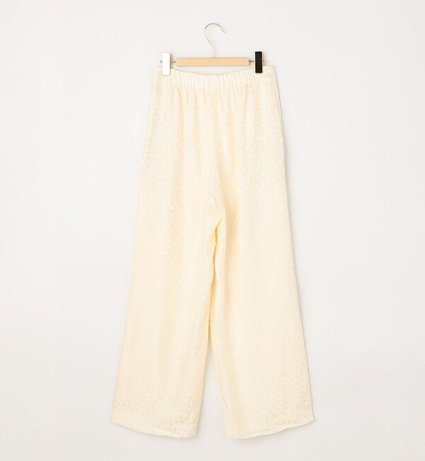 NOLLEY'S sophi「【WEB＆一部店舗限定カラー】ウォッシャブルサテンカットジャガードドットパンツ」|その他|