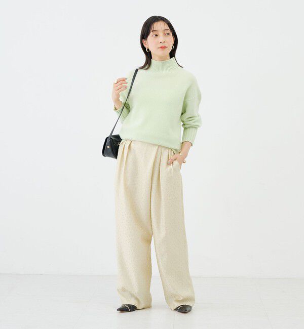 NOLLEY'S sophi「【WEB＆一部店舗限定カラー】ウォッシャブルサテンカットジャガードドットパンツ」|その他|