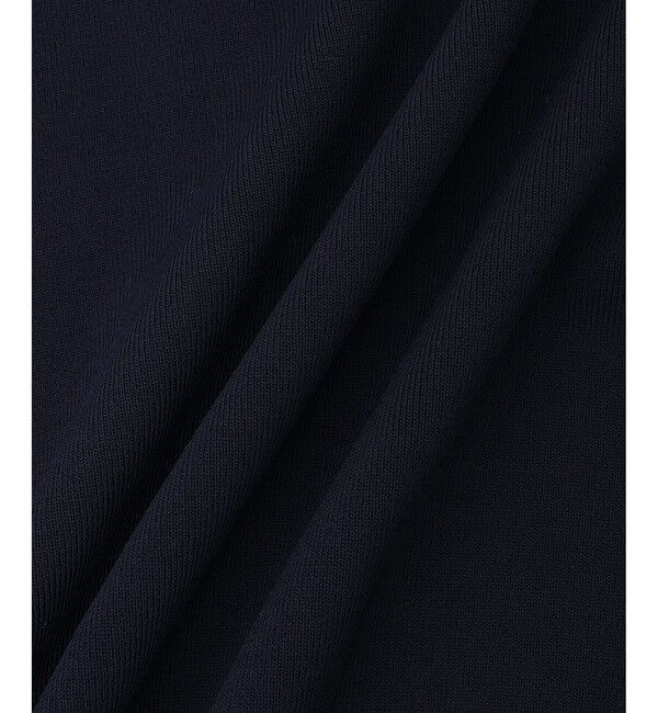 ADAM ET ROPE'「【WEB限定】ハーフスリーブバイカラーポロニット」|ポロシャツ|