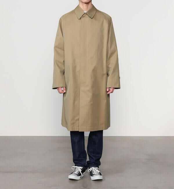  「ANATOMICA | SINGLE RAGLAN 1 MEN」|ステンカラーコート|