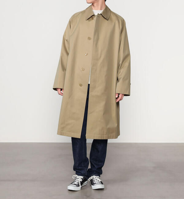  「ANATOMICA | SINGLE RAGLAN 1 MEN」|ステンカラーコート|