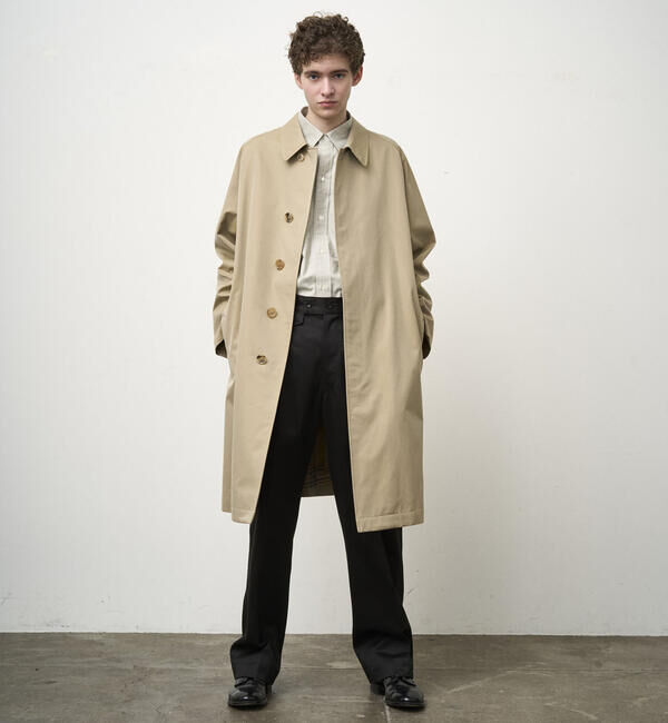  「ANATOMICA | SINGLE RAGLAN 1 MEN」|ステンカラーコート|