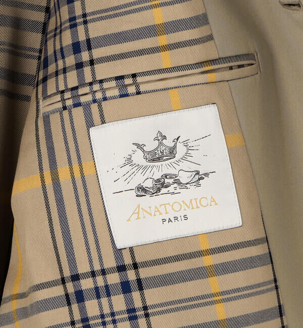  「ANATOMICA | SINGLE RAGLAN 1 MEN」|ステンカラーコート|