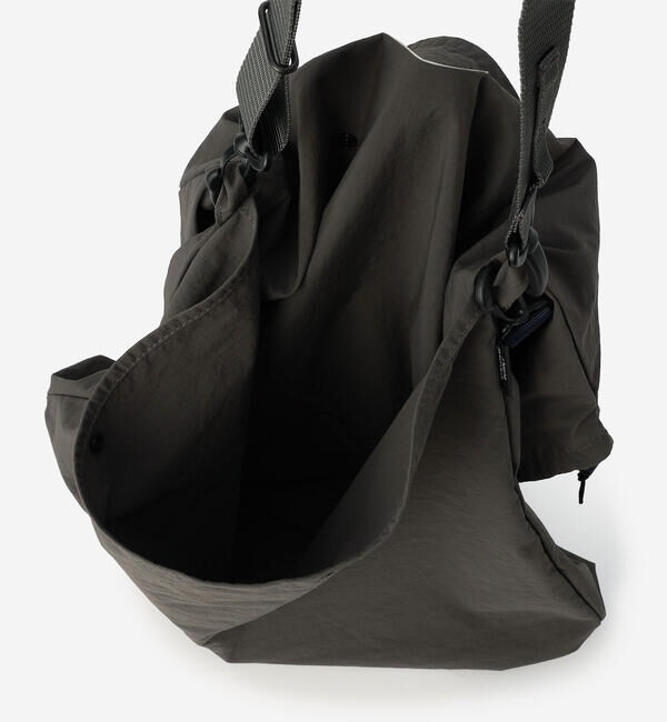  「STANDARD SUPPLY | DRAW STRING SHOULDER L GREY UNISEX」|ショルダー・メッセンジャー|