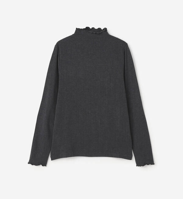  「NEUTRALWORKS. |〈別注〉モックネック 長袖プルオーバー WOMEN」|Tシャツ・カットソー|CHARCOAL