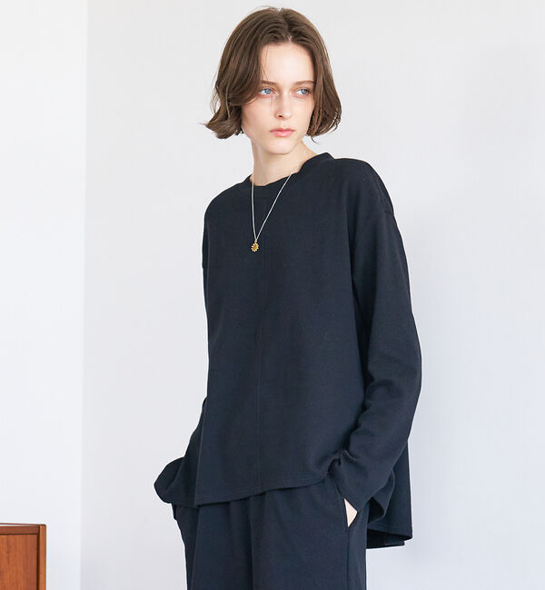 collex「【セットアップ対応】ジャガートカッドフレアプルオーバー」|Tシャツ・カットソー|ブラック