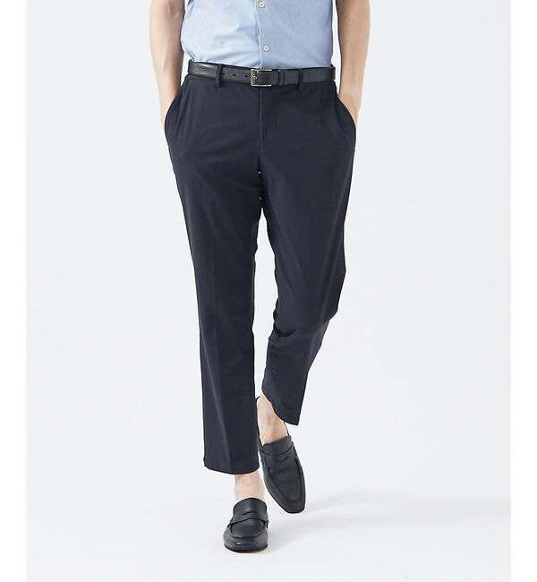 ABAHOUSE「【マルチストレッチ】Tricot Twill BODYCOOLR EX イージー」|スラックス|ネイビー