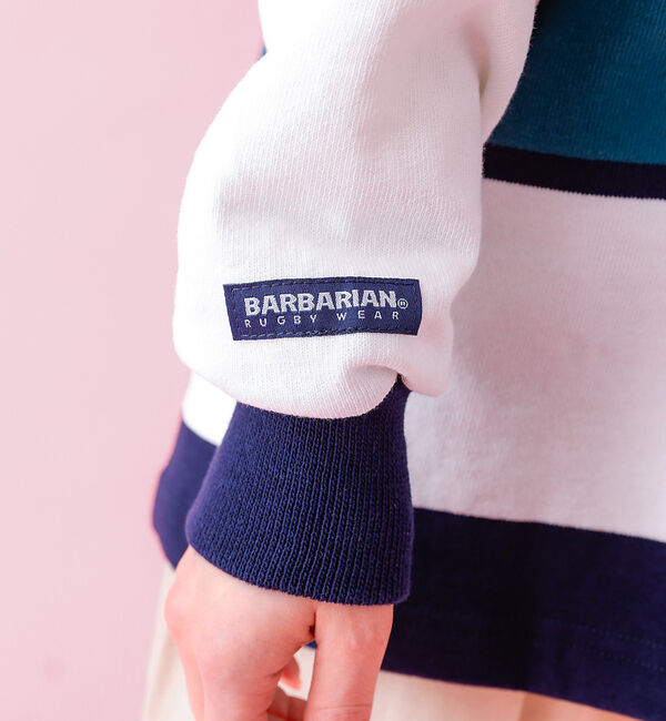 ABAHOUSE「【BARBARIAN / バーバリアン】 12oz ロングスリーブ ラガー シャ」|ポロシャツ|