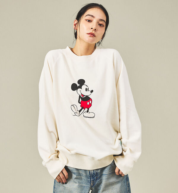 ABAHOUSE「【MICKEY &times; DISCUS ATHLETIC / ミッキー &times; ディスカス」|スウェット・ジャージ|ホワイト系その他1