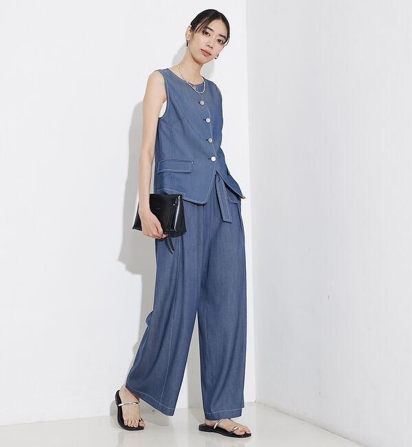 qualite「テンセルデニムパンツ」|その他|