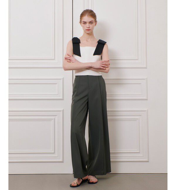 LOULOU WILLOUGHBY「【LOULOU WILLOUGHBY】タックステッチワイドパンツ」|その他|
