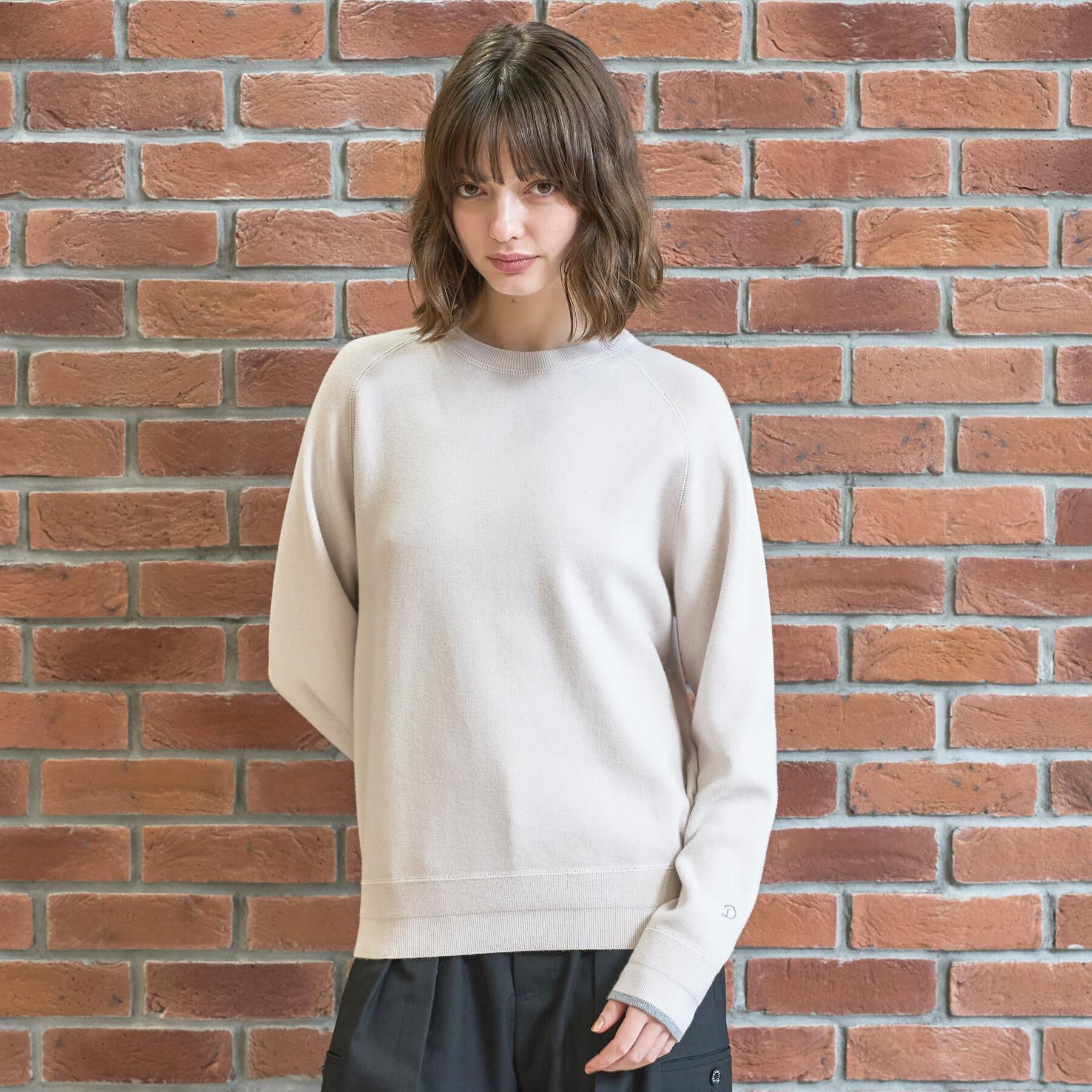 DRESSTERIOR「【STORY11月号掲載/マシンウォッシャブル】コットンカシミヤニット」|ニット・セーター|