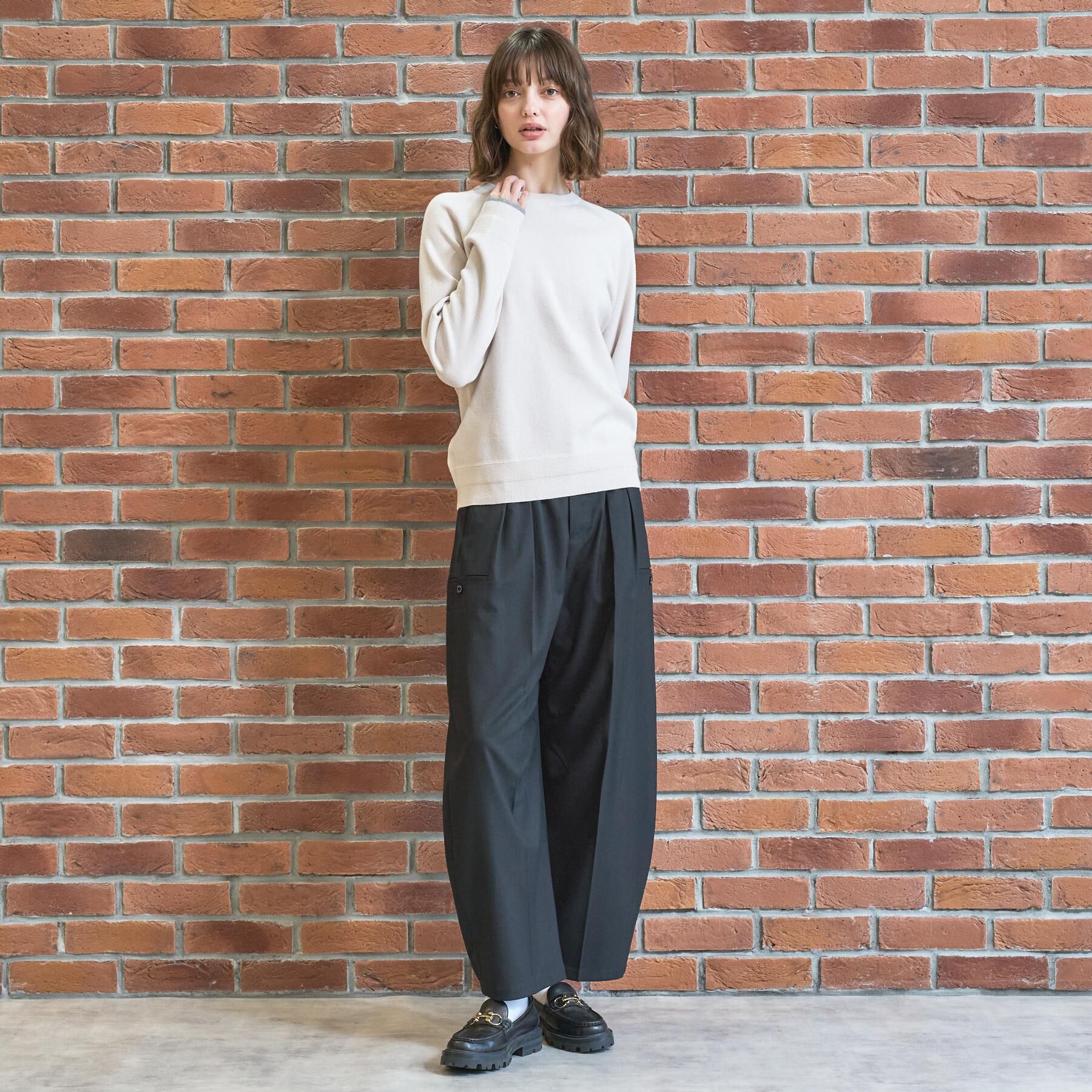 DRESSTERIOR「【STORY11月号掲載/マシンウォッシャブル】コットンカシミヤニット」|ニット・セーター|
