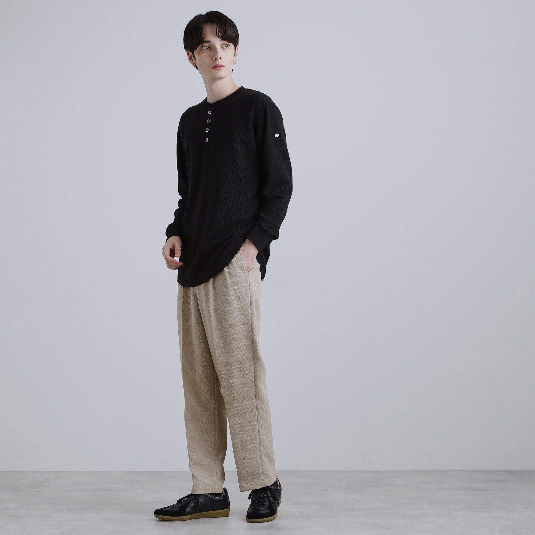 tk.TAKEO KIKUCHI「【セットアップ対応】テッククレープルーズテーパードパンツ」|その他|