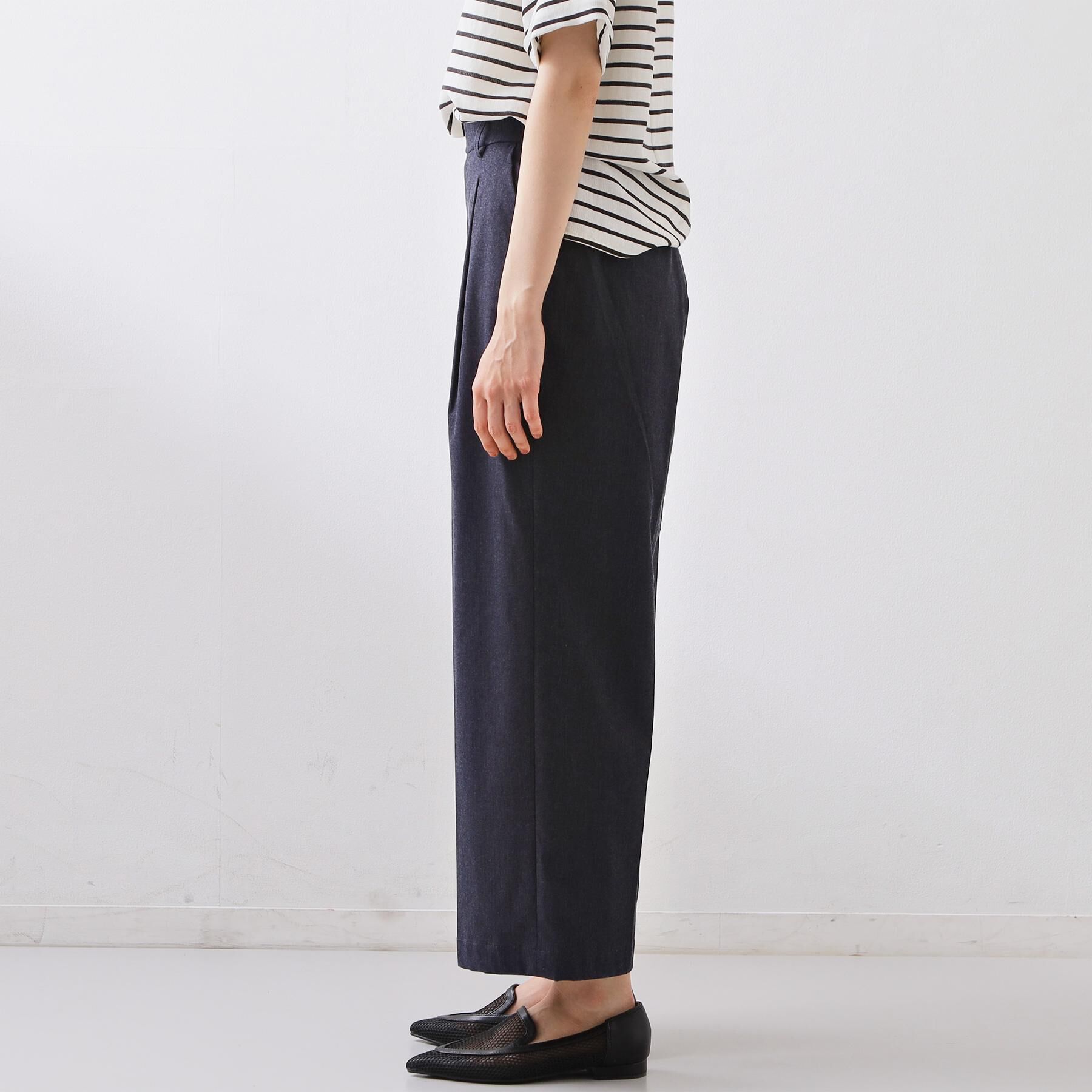 THE SHOP TK「【XS-XL/着丈選べる】心地よいストレッチワイドパンツ」|その他|