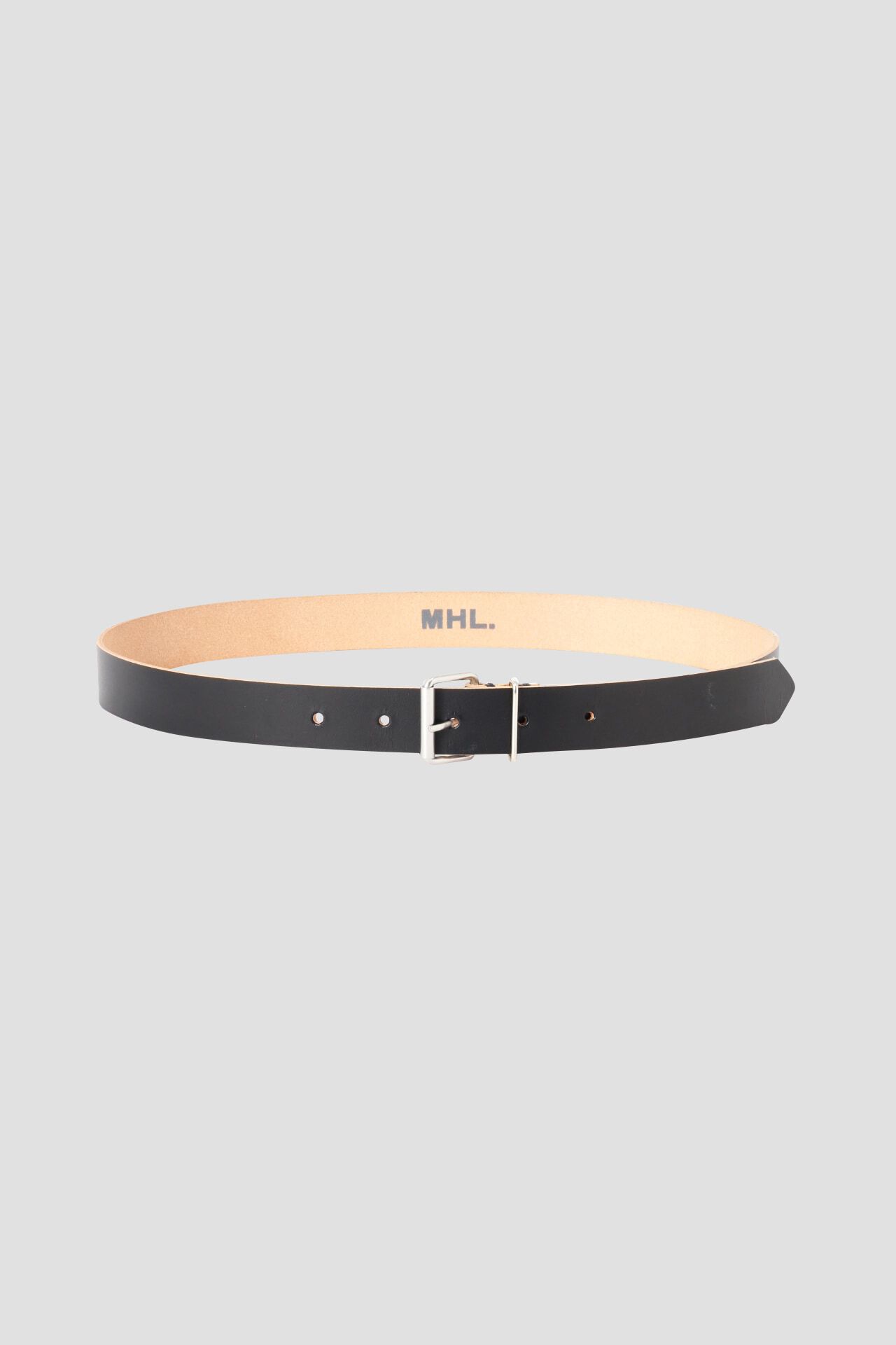 MHL.「SIMPLE BELT」|ベルト|BLACK